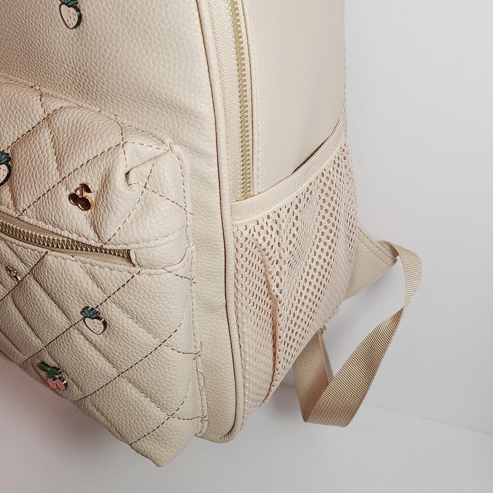 Under One Sky Cream Backpack – Strawberry Charm Design – NWT - Picture 3 of 13